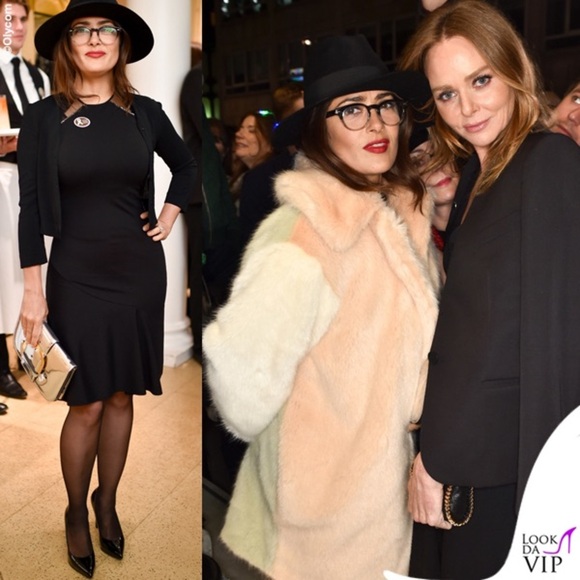 Stella McCartney Silver Metallic Gold Hardware Crossbody Bag Salma Hayek - Picture 3 of 16